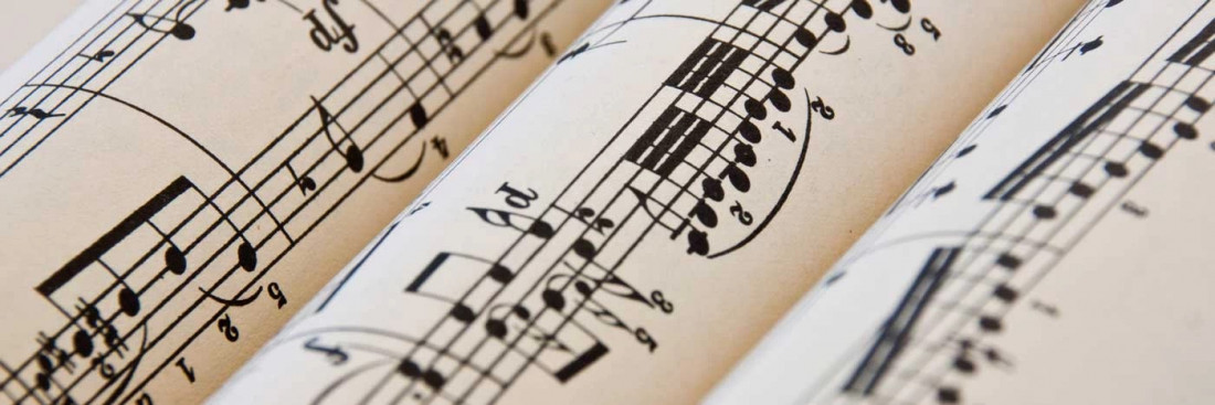 Noten: Melodien auf Papier