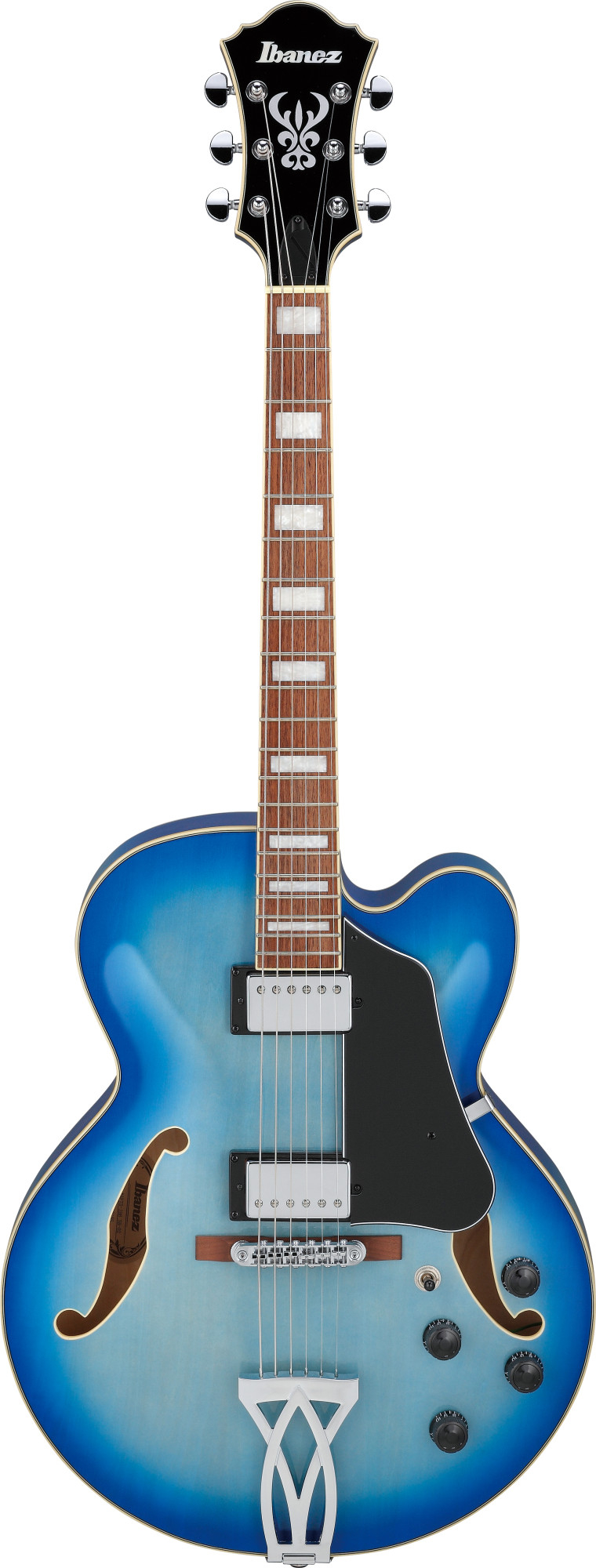IBANEZ Artcore 6-Saiter in Jet Blue Burst AF75-JBB