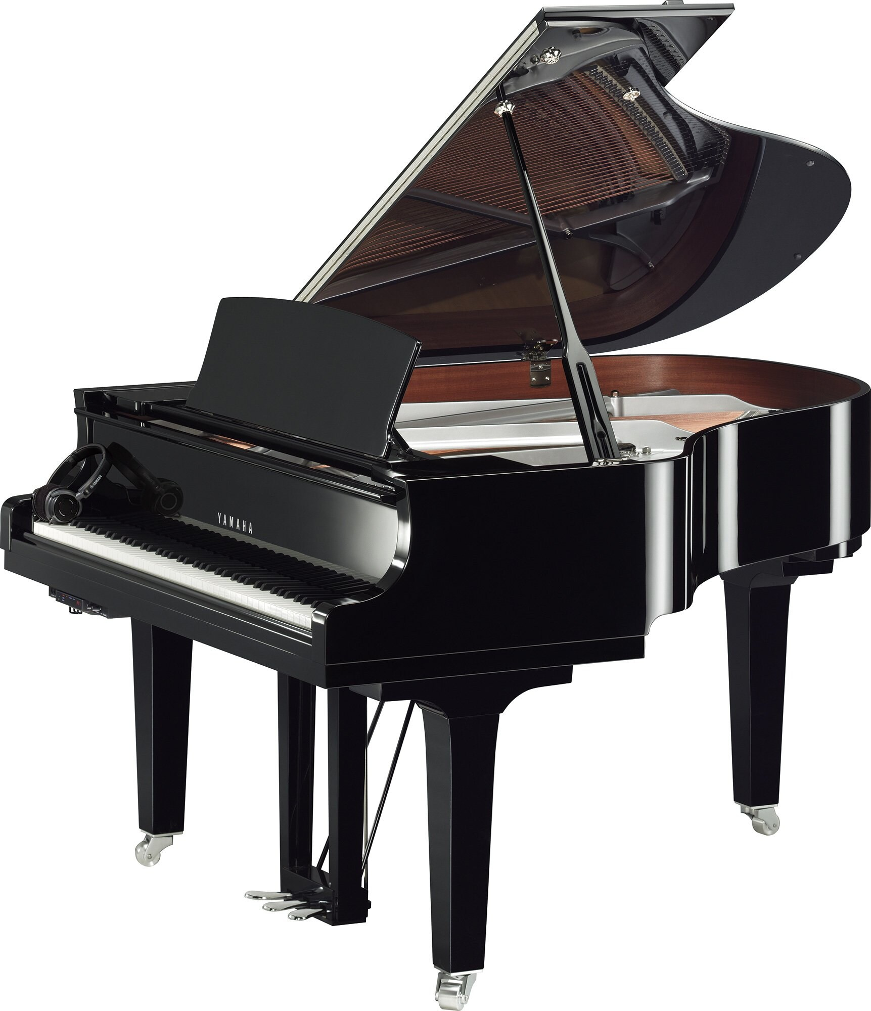 Yamaha C2X SH3 Silent Flügel PEC Schwarz mit Chrom Garnitur
