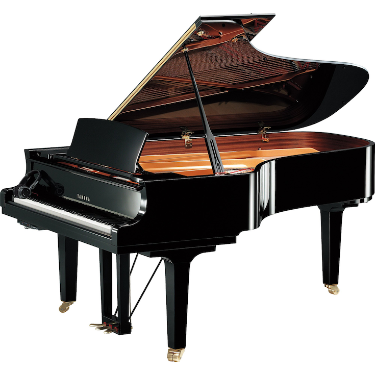Yamaha C7X SH3 Silent Flügel in Schwarz