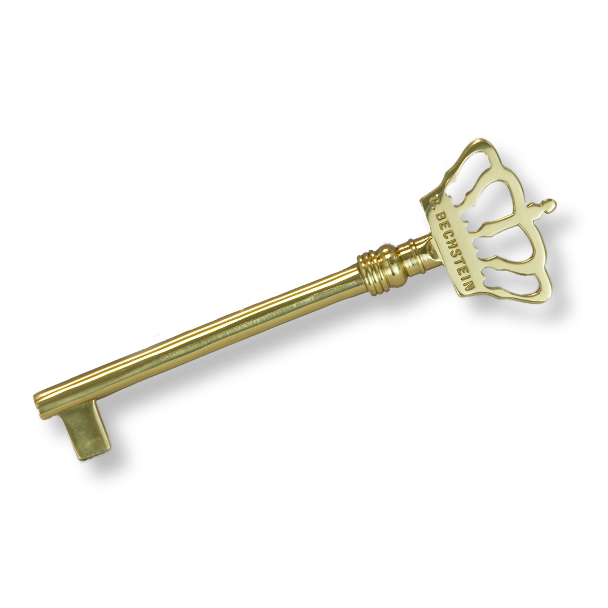 C. Bechstein Flügelschlüssel Messing/Gold