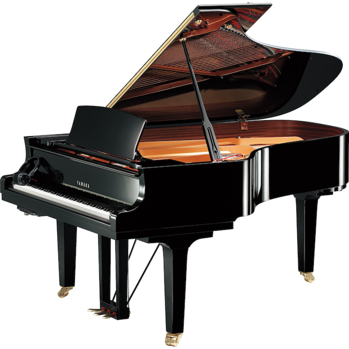 Yamaha C6X SH3 PE, schwarz Hochglanz poliert, Silent System