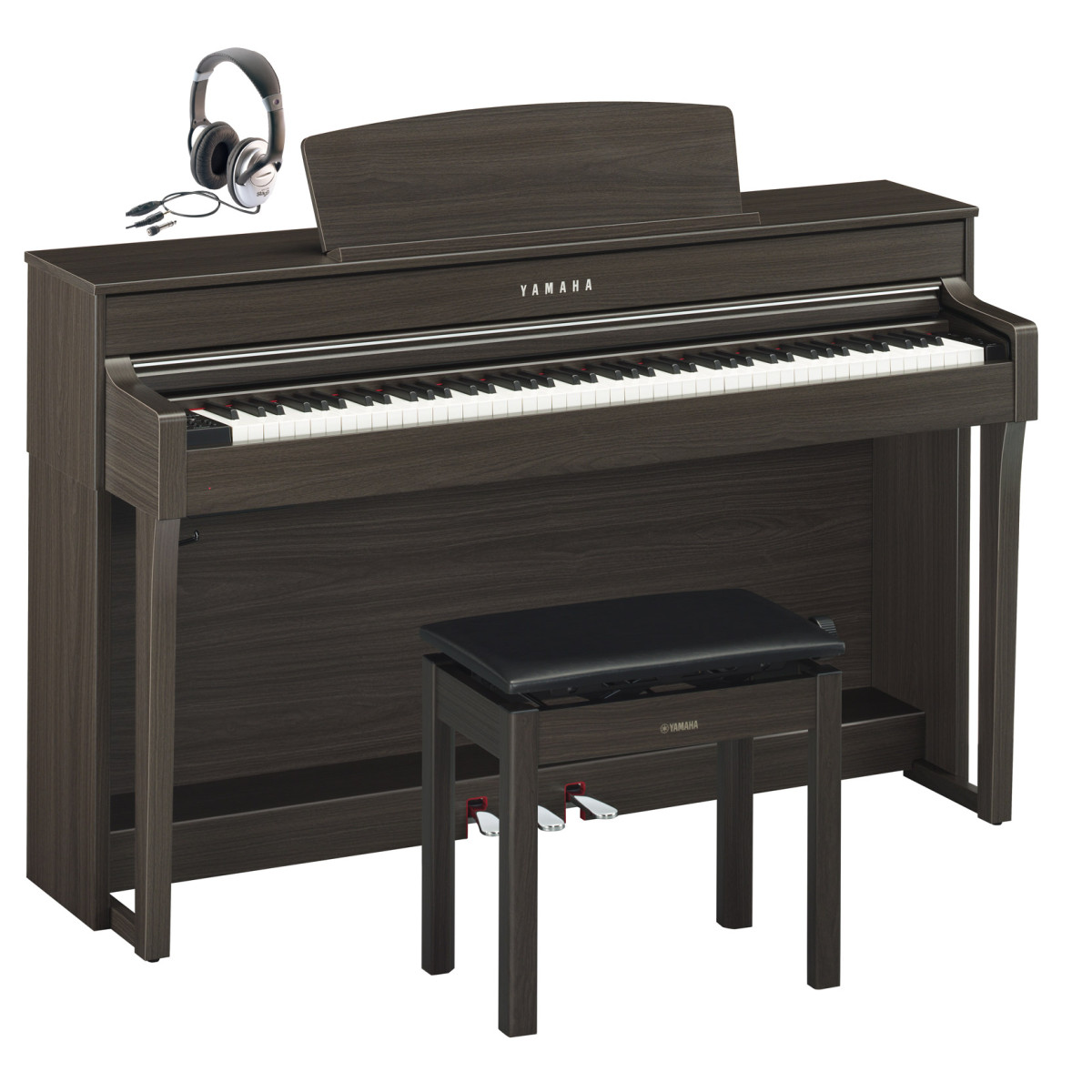 Yamaha ePiano CLP645 nussbaum dunkel