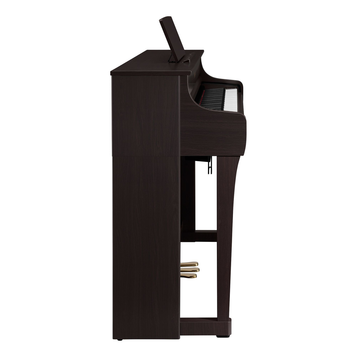 Yamaha CLP 835 R E-Piano - Rosenholz, Ansicht: seitlich