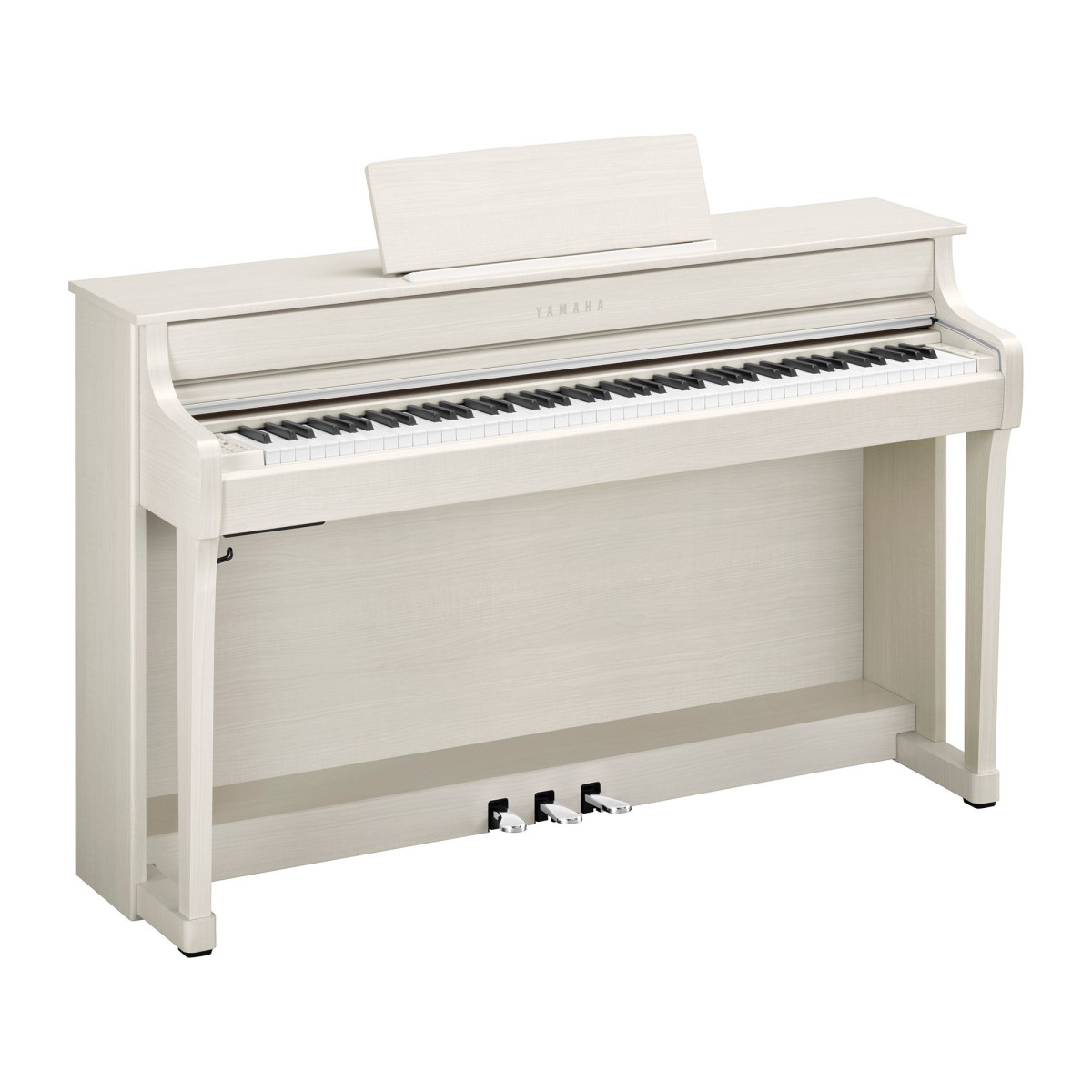 Yamaha Clavinova CLP 835 WB E-Piano - weisse Birke, Ansicht: schräg frontal
