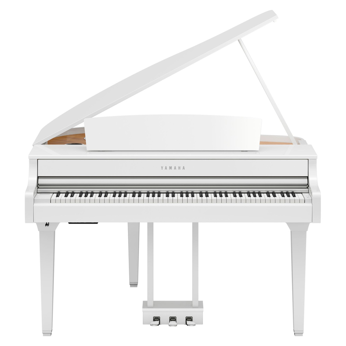 Yamaha Digitalflügel Epiano Digitalpiano Clavinova CLP-895GP PWH in weiss Hochglanz, Ansicht: frontal