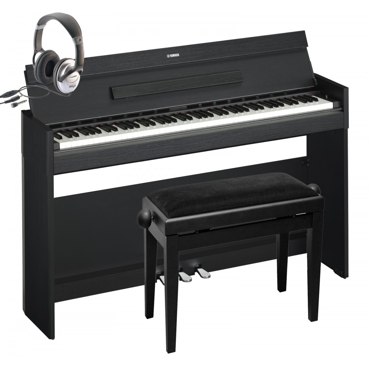 E Piano Yamaha YDP S52 schwarz im SET Musikinstrumente und Musikzubehor