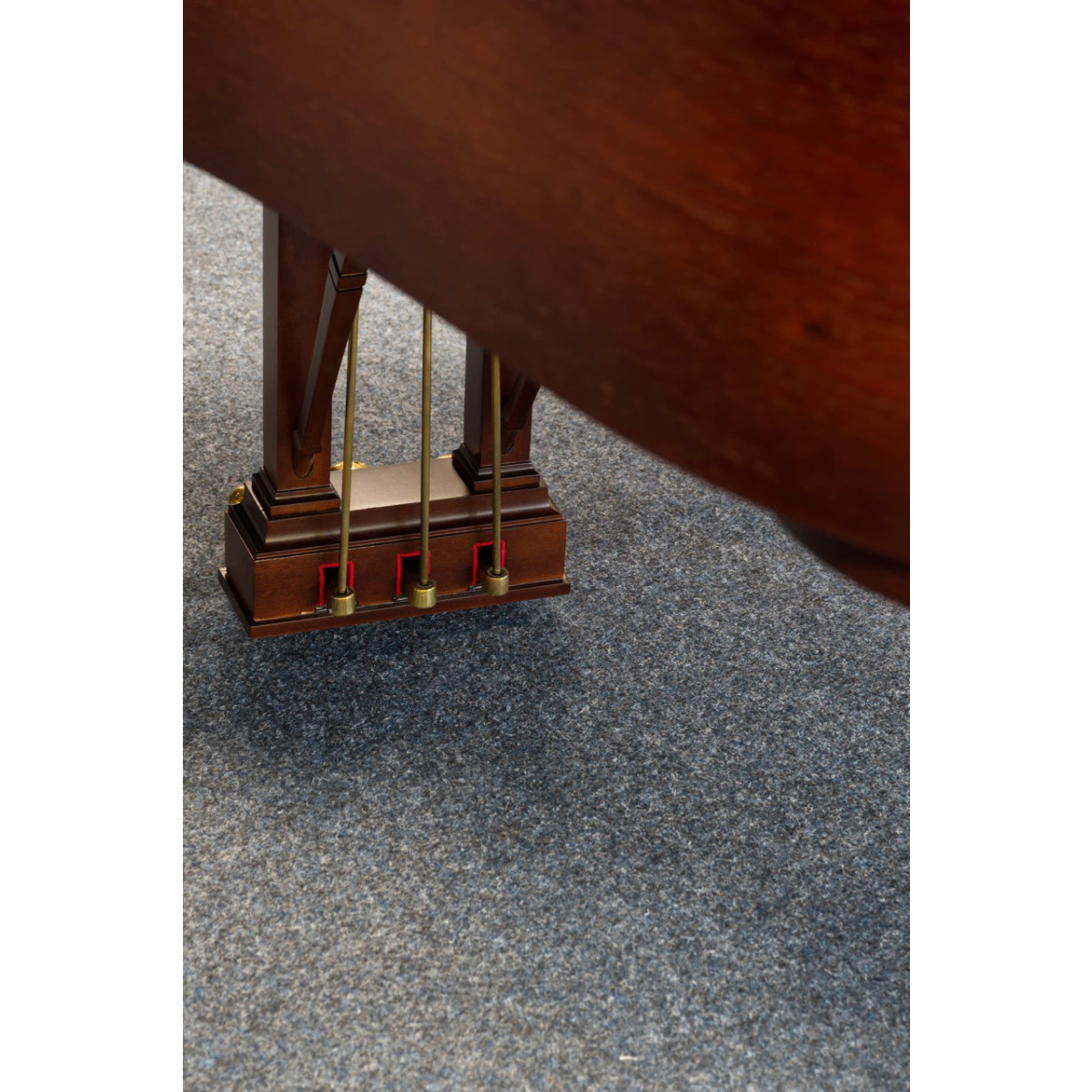 Steinway & Sons Flügel, M-170, Mahagoni, Ansicht: Detail, Pedale
