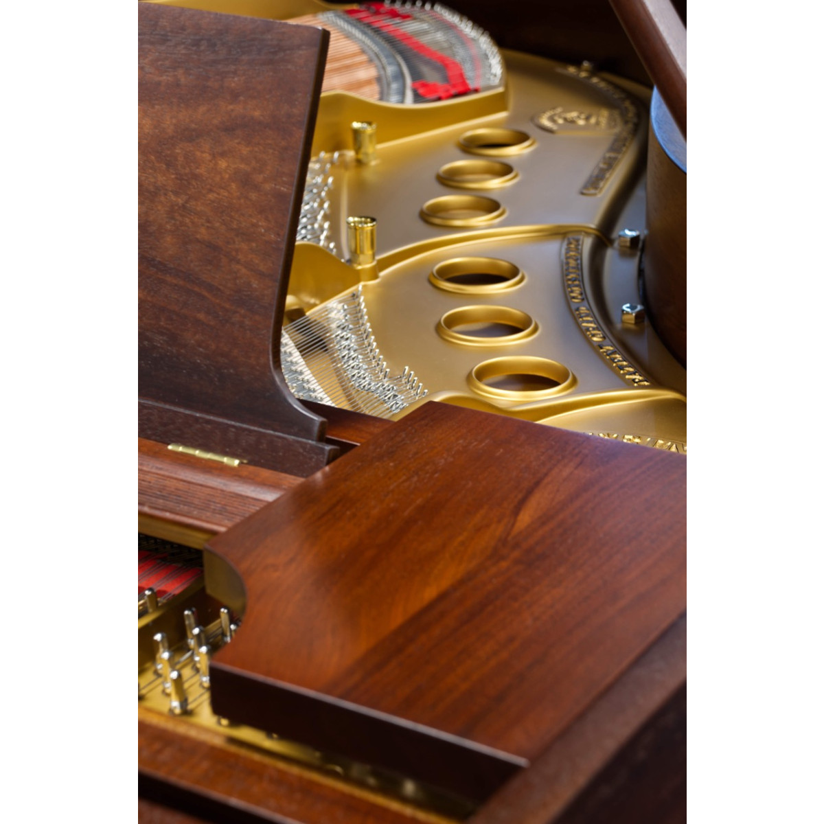 Steinway & Sons Flügel, M-170, Mahagoni, Nahaufnahme