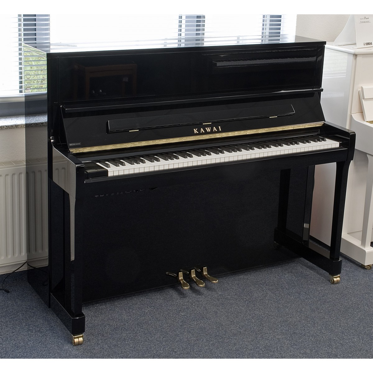 Kawai K300 ATX3 Klavier mit Kopfhorer Anytime 1 5 Jahre alt Mietrucklaufer Musikinstrumente und Musikzubehor
