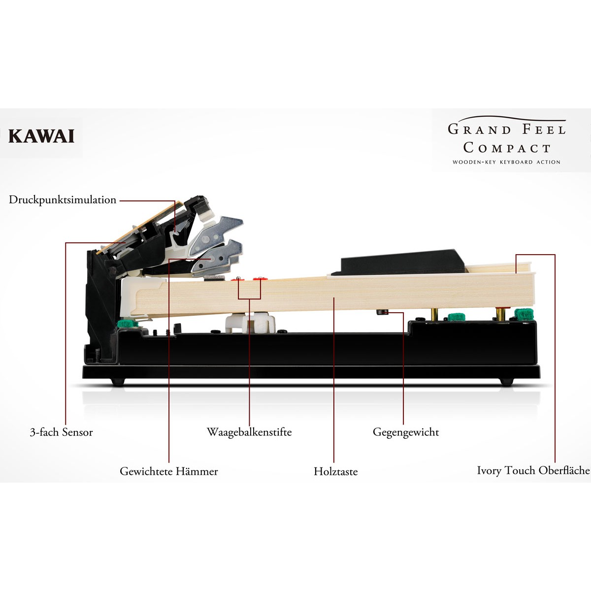 Kawai CA-48 B Epiano Mechanik