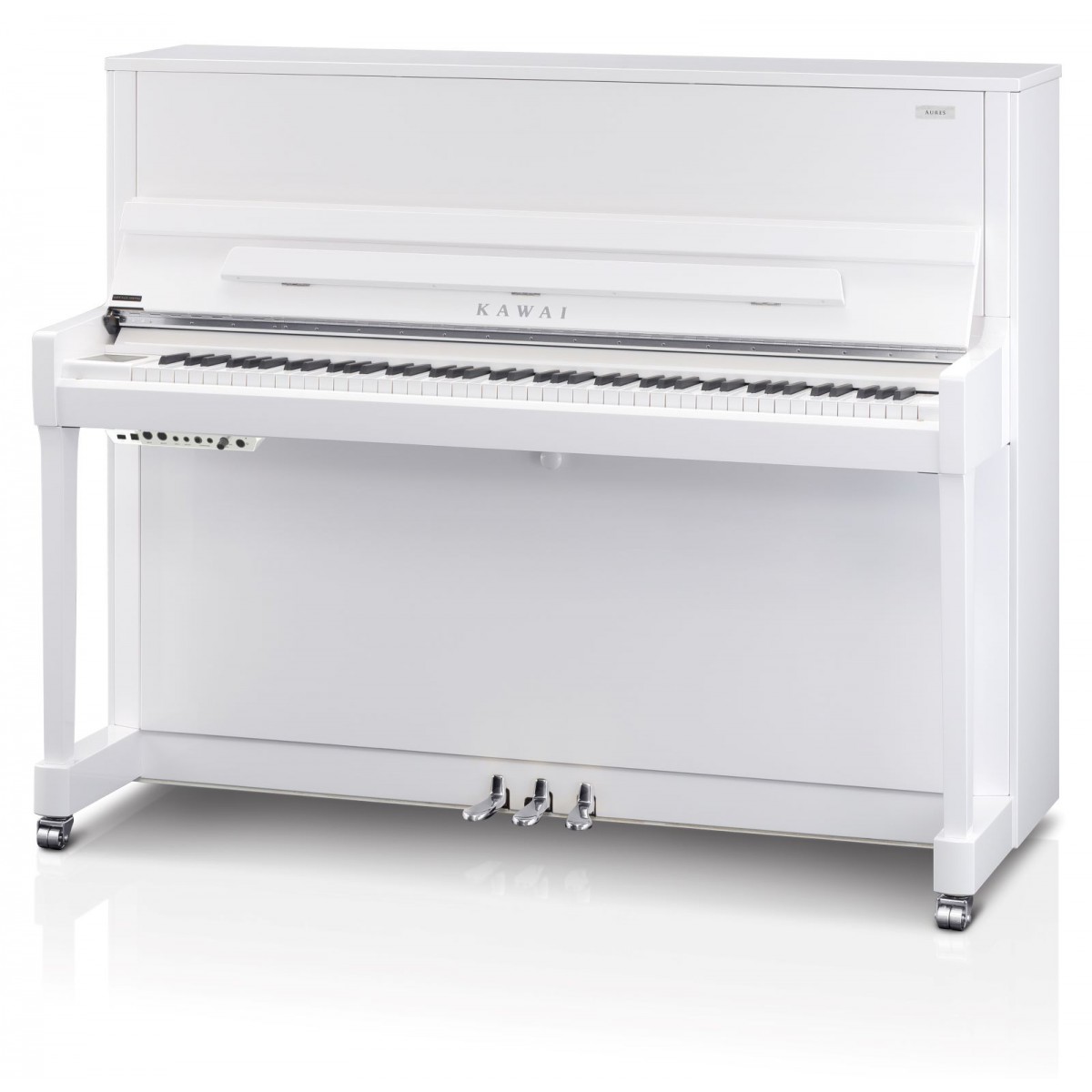 Kawai K-300 Aures  WHP Weiss Silber Silent_Klavier