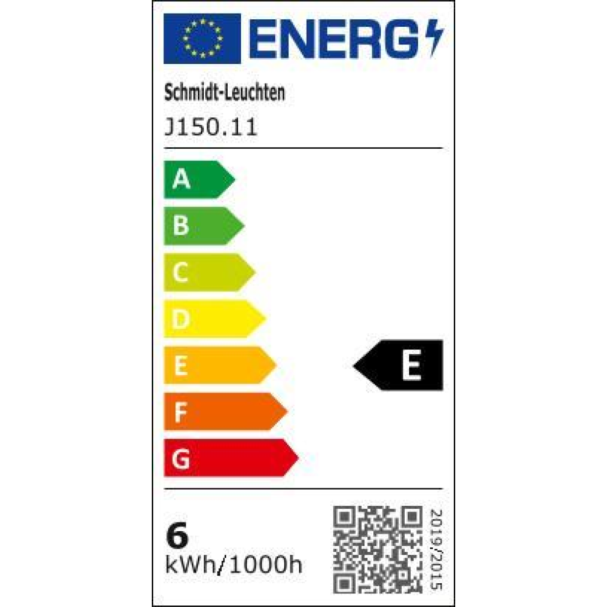 LED Pianoleuchte Legato Energieklassen Leuchtmittel