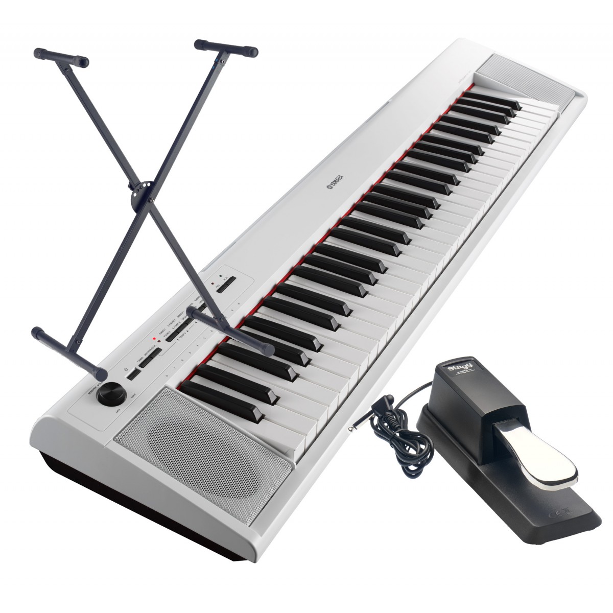 Keyboard Yamaha NP-12 B im Set mit Ständer und Pedal