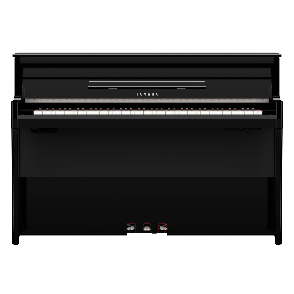 Yamaha NU1XA AvantGrand schwarz Hochglanz Ansicht: frontal