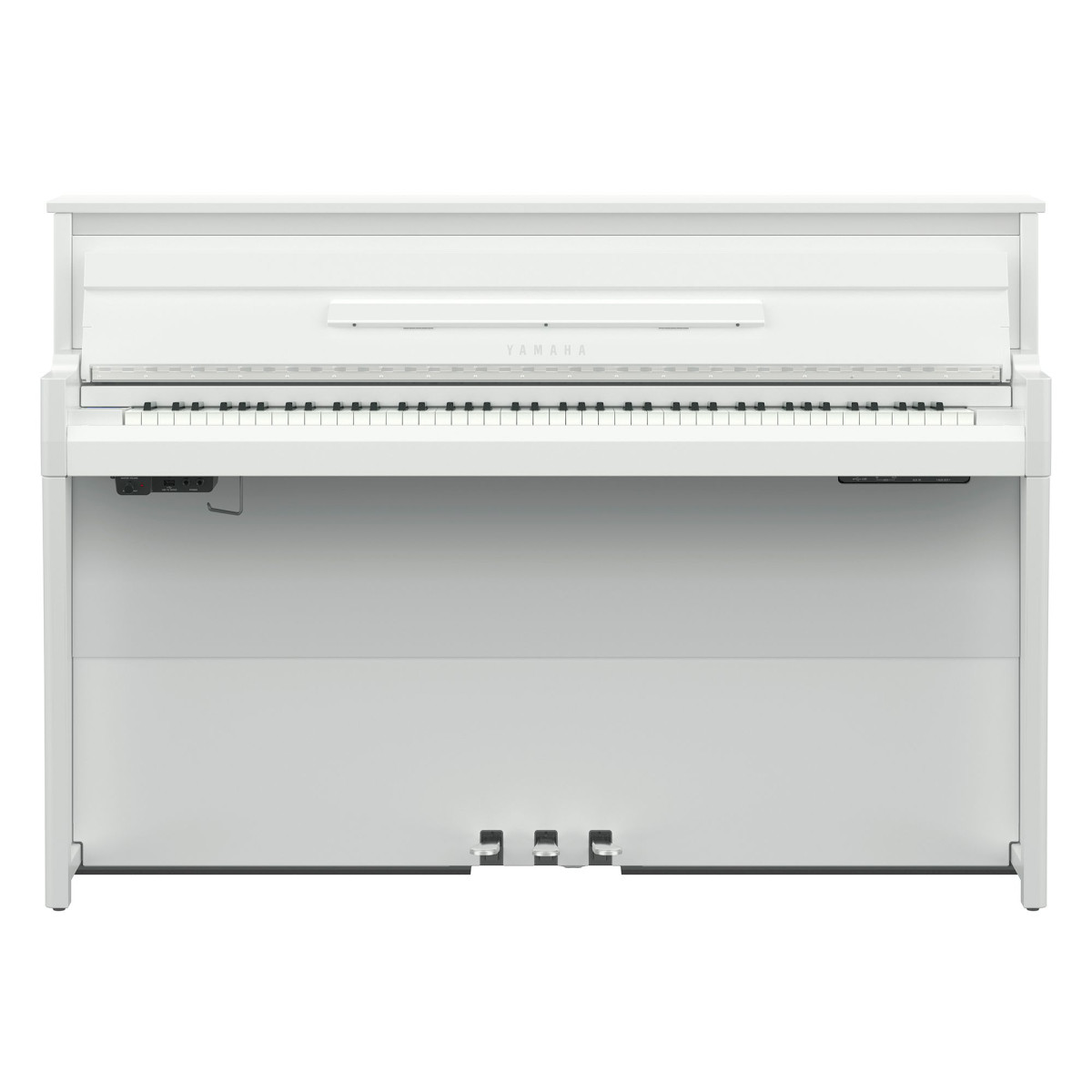 Yamaha NU1XA AvantGrand weiss Hochglanz Ansicht: frontal