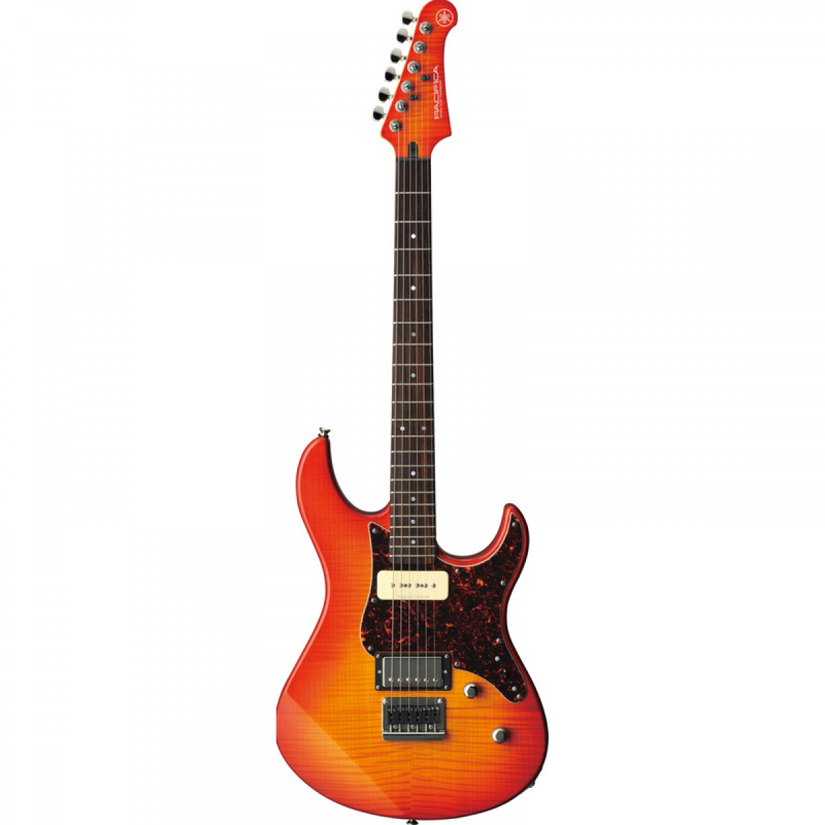 Yamaha E-Gitarre PA611 HFM LAB Light Amber Burst