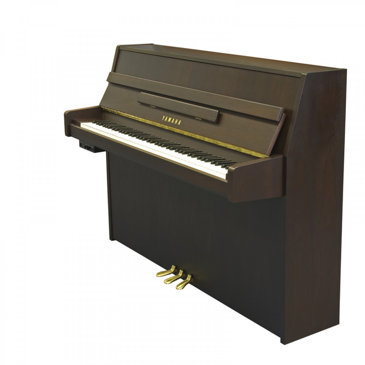 Yamaha B1 SG2 - Silent Klavier, Nussbaum, Ansicht: schräg frontal
