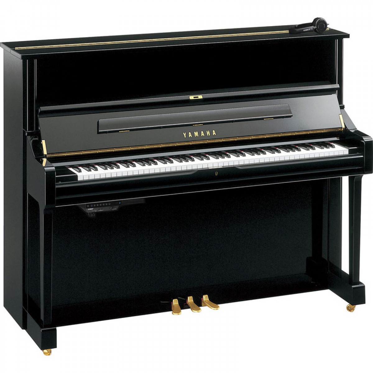 Yamaha Klavier U1 Silent schwarz matt