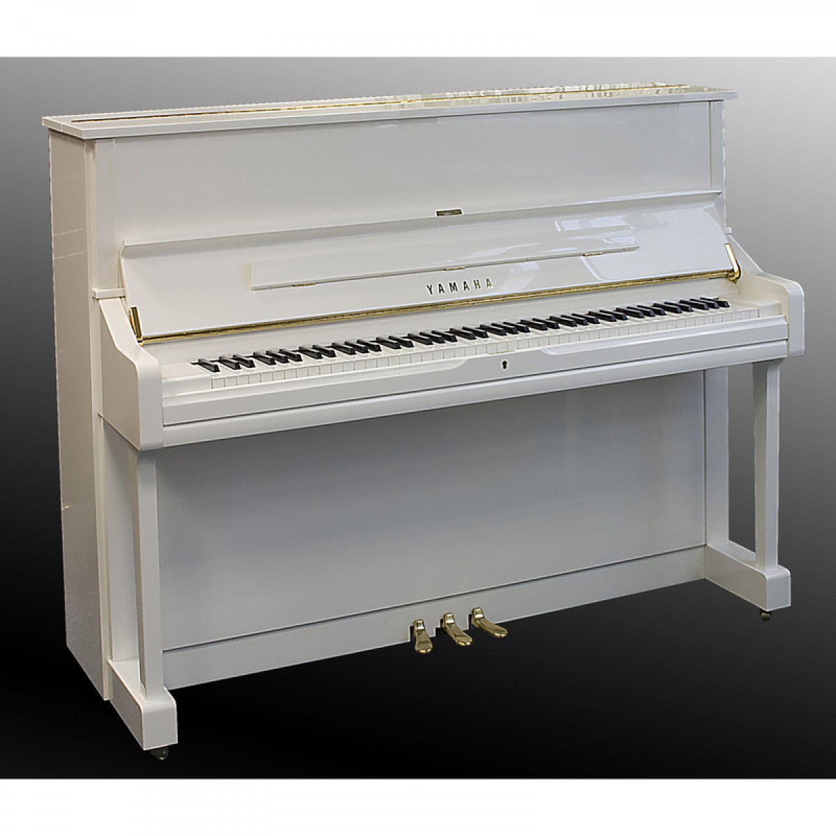 Yamaha Klavier U1 Q Silent weiss