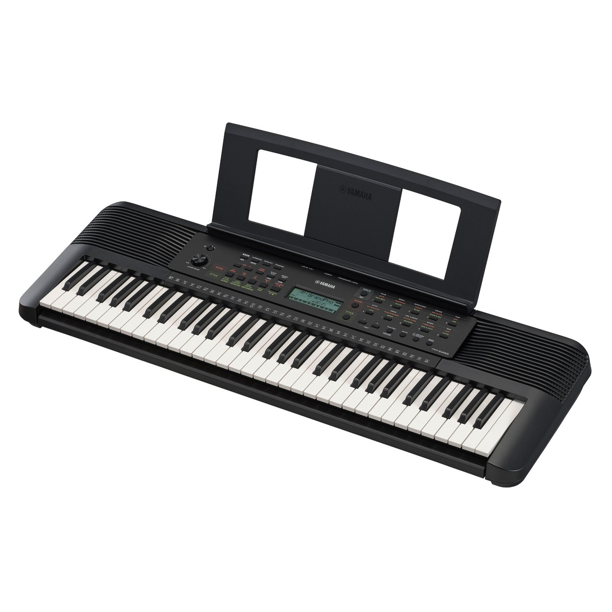 Pianelli Yamaha PSR-E283 Keyboard Set, Ansicht: Keyboard Vorderseite Notenpult