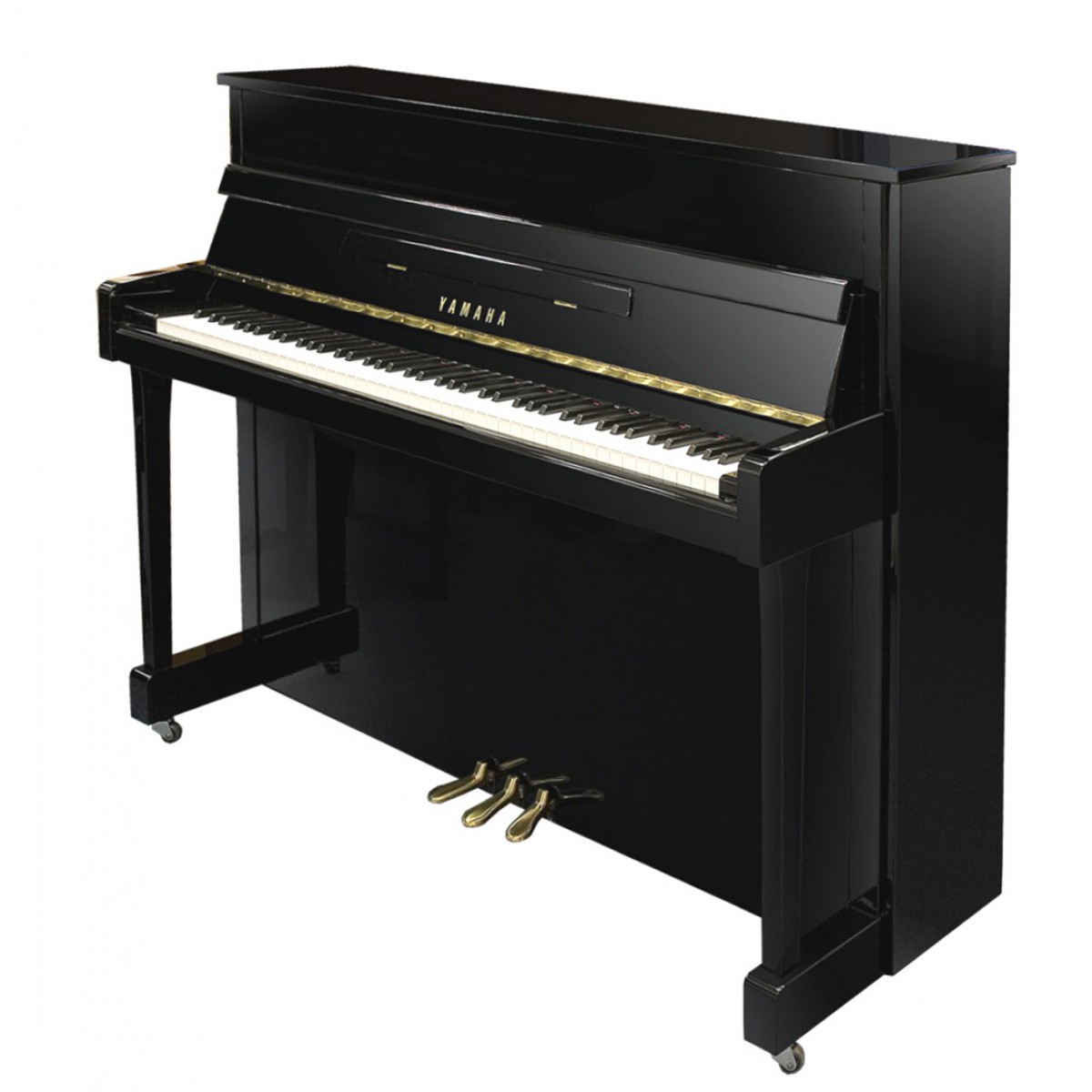 yamaha-b2-klavier-b2-schwarz Ansicht: schräg frontal