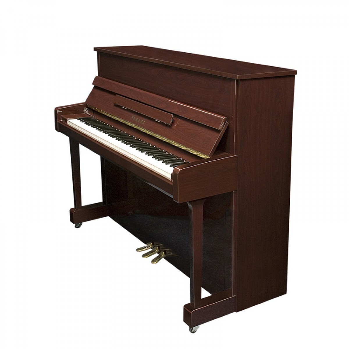 Yamaha B2 TC3 Silent Piano PM - Mahagoni, Ansicht schräg