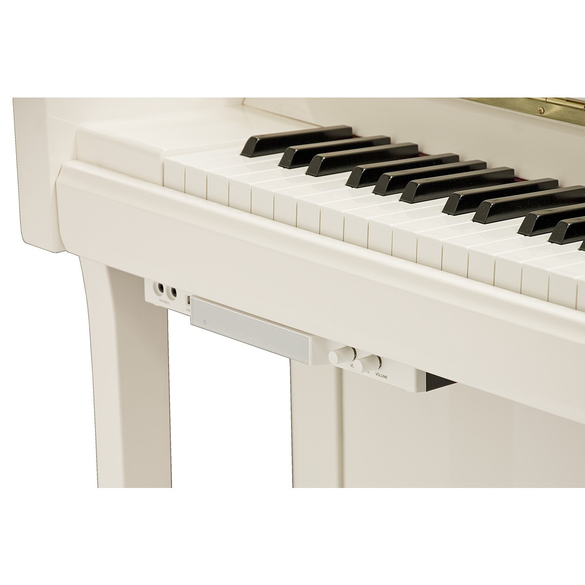 Yamaha B3 SC2 Silent Klavier weiss, Tastatur und Silent System