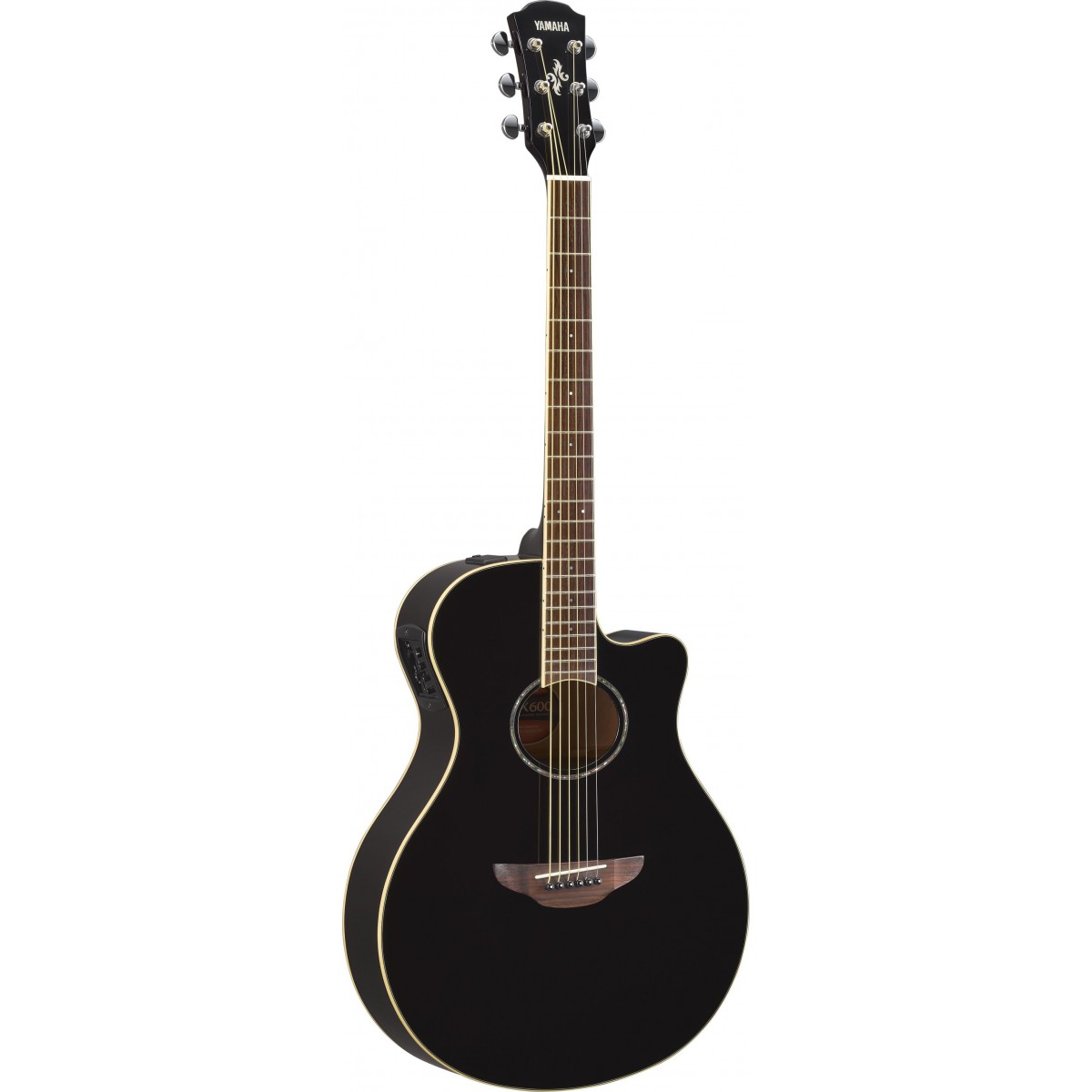 Yamaha APX600 BL Black Westerngitarre mit Tonabnehmer Schwarz