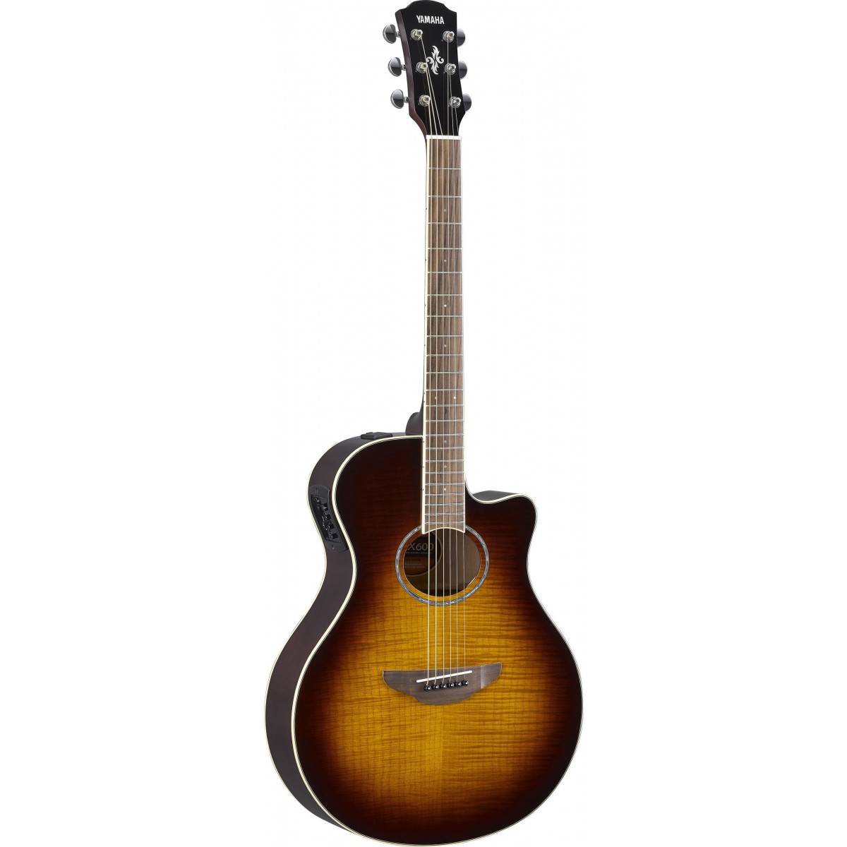 Yamaha APX600FM TBS Tobacco Brown_Sunburst Westerngitarre Tonabnehmer