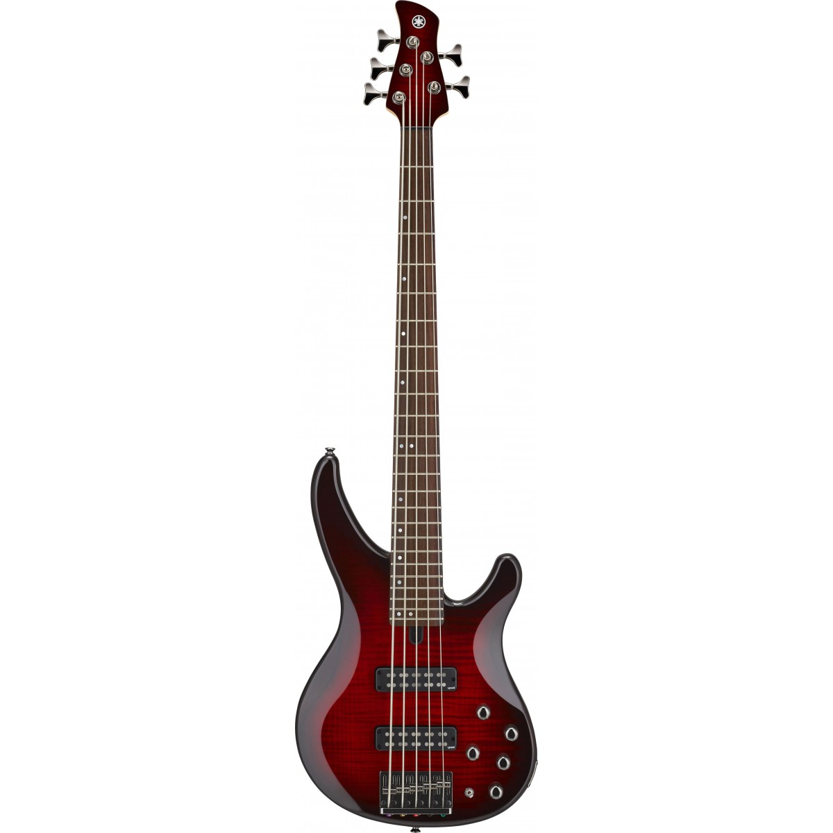 Yamaha E-Bass TRBX 605FM DRB Dark Red Burst elektrische Bassgitarre 5 saiter