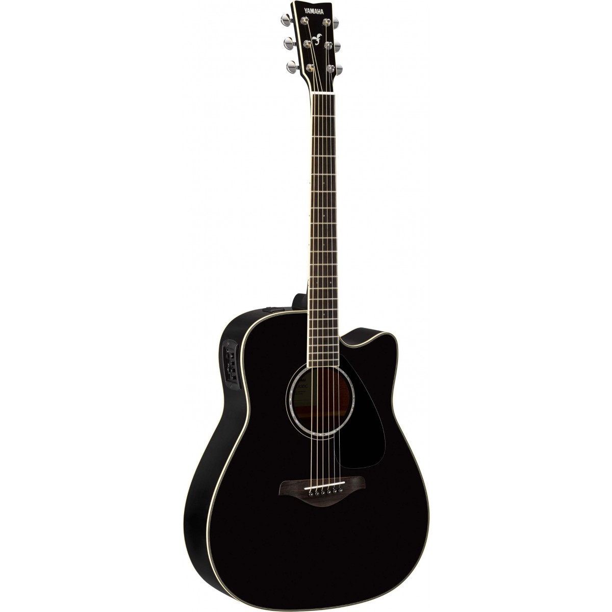 Yamaha FGX830C BL Black Schwarz_Westerngitarre mit Tonabnehmer