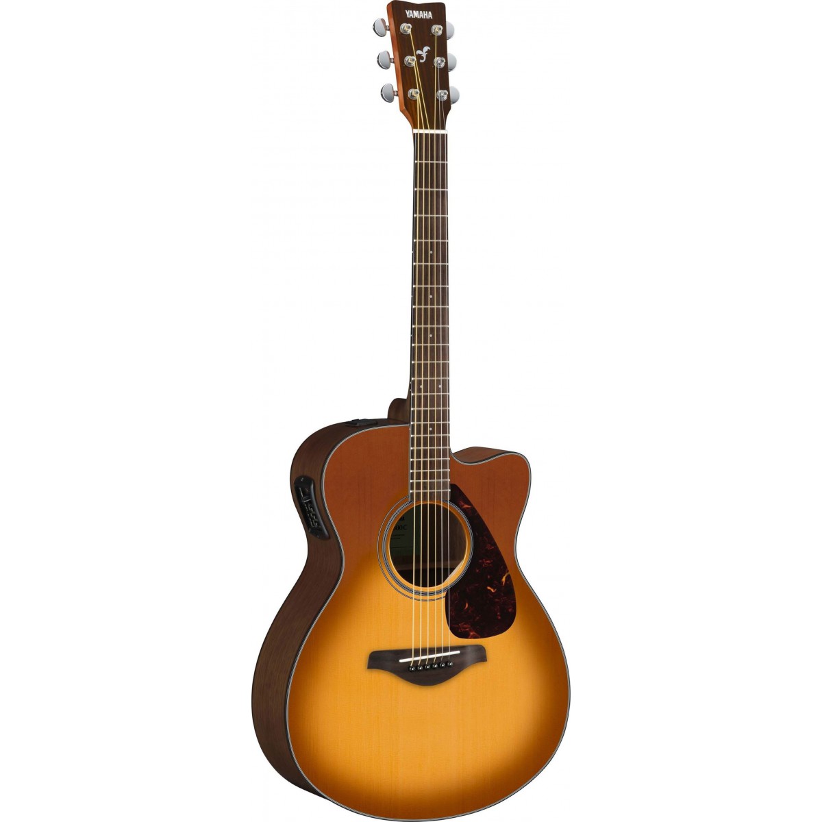 Yamaha FSX800C SDBII Sand Burst Westerngitarre mit Tonabnehmer