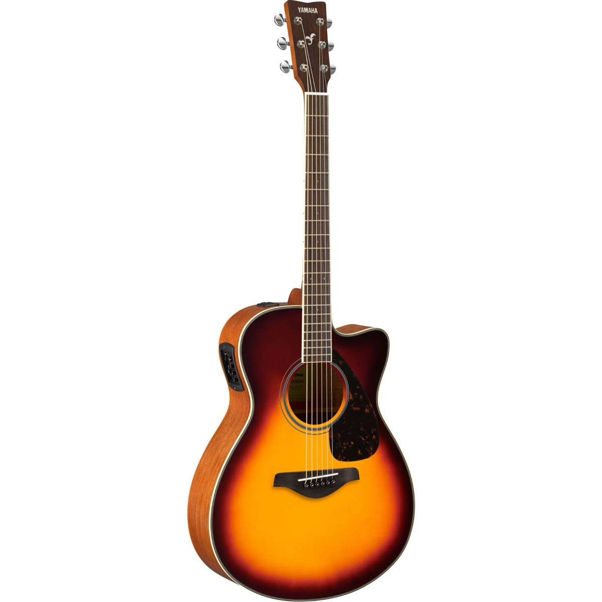 Yamaha FSX820C BSII Brown Sunburst Westerngitarre mit Tonabnehmer