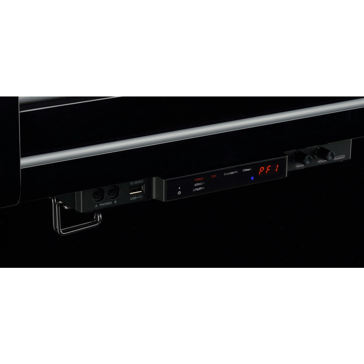 Yamaha B2 SC3 Silent Klavier Mahagoni, Ansicht: Silent System