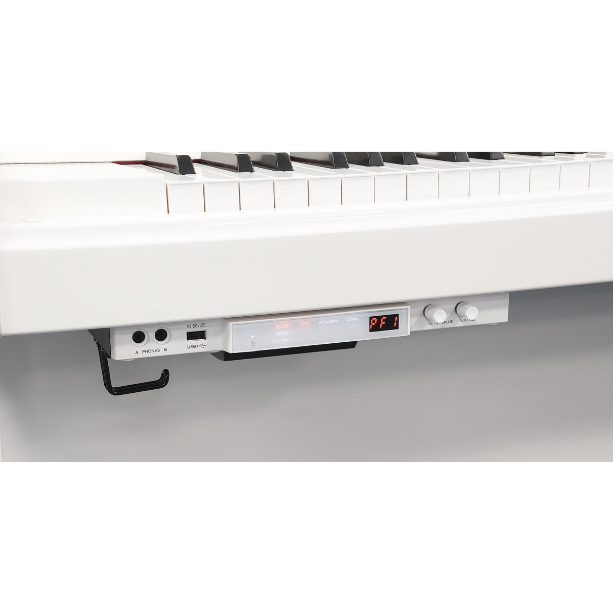 Yamaha B1 SC3 Silent Klavier Weiß - Ansicht: Silent System