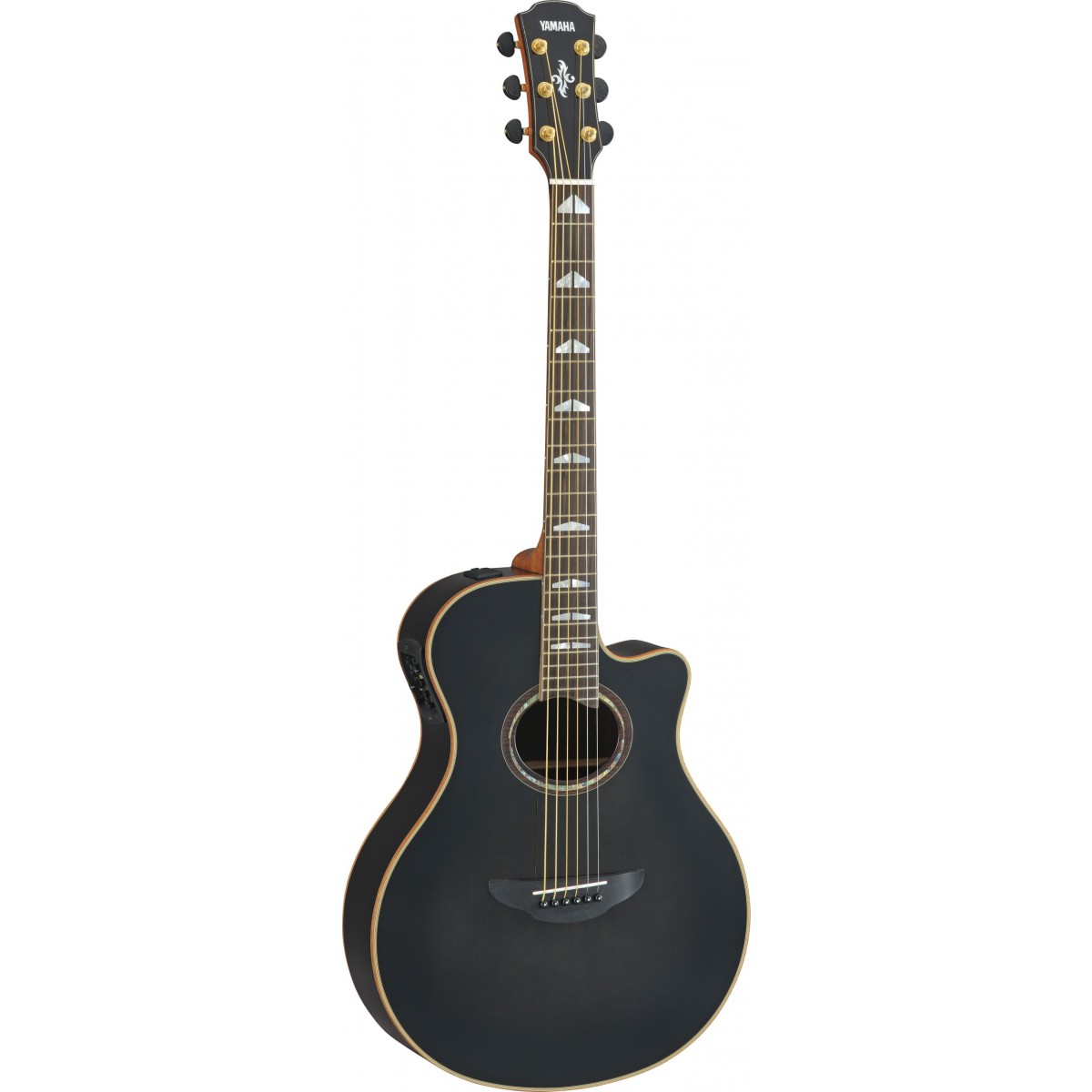 Yamaha_Westerngitarre_APX1200II_TBL_Translucent_Black_schwarz_Tonabnehmer