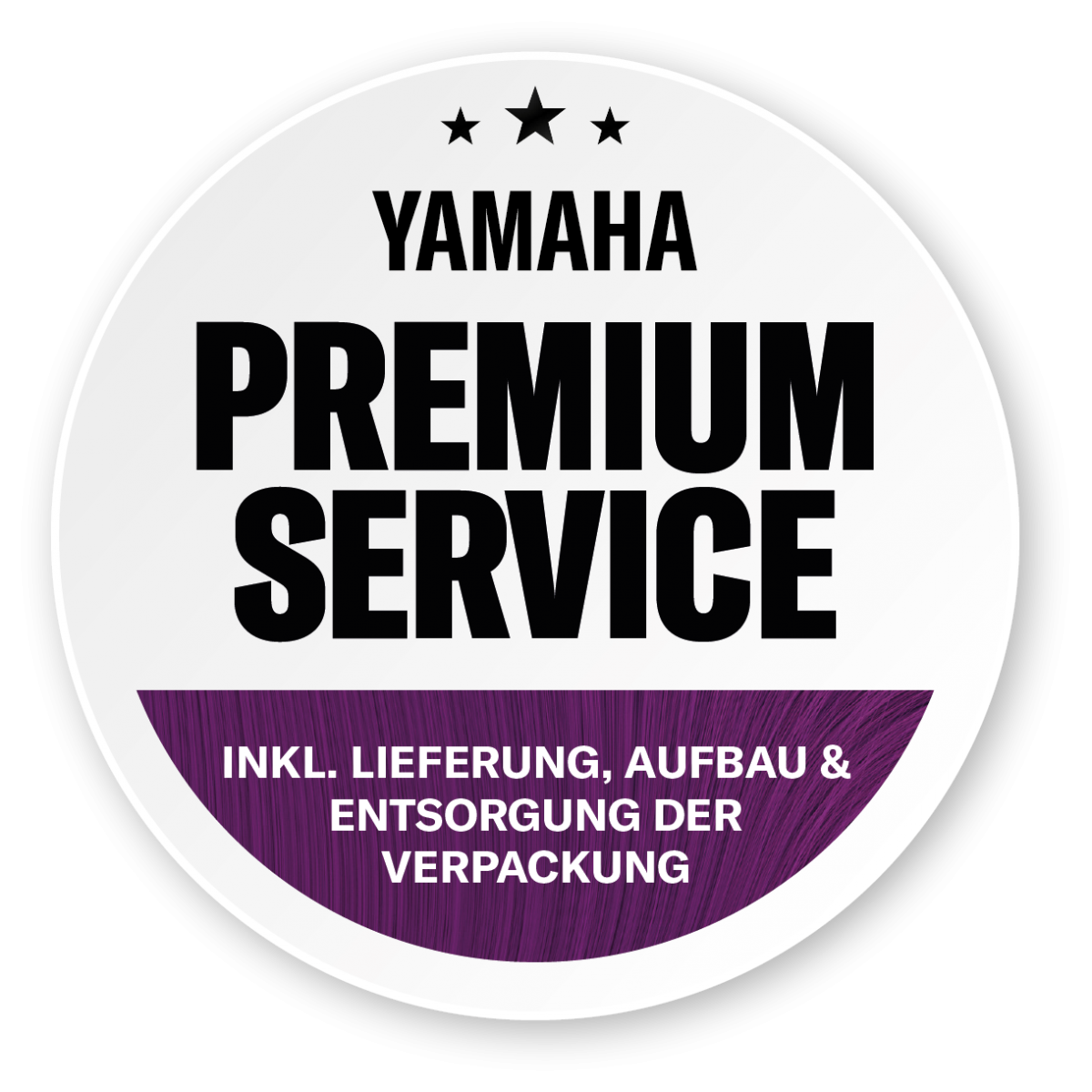 Yamaha Premium Service Badge