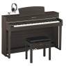 Yamaha ePiano CLP645 nussbaum dunkel
