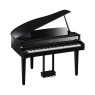 Yamaha Clavinova Digitalpiano Digitalflügel CLP 865GP - schwarz hochglanzpoliert, Ansicht: schräg frontal