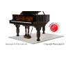 Pianocarpet Flügel Teppich XL Rechteckig - Farbe wählbar - Maßanfertigung