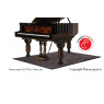 Pianocarpet Flügel Teppich XL Rechteckig - Farbe wählbar - Maßanfertigung