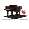 Pianocarpet Flügel Teppich XL Rechteckig - Farbe wählbar - Maßanfertigung