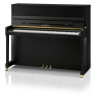 Kawai E-300 SB Klavier 122 cm, schwarz matt E300, Ansicht: frontal