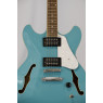 Pianelli, Ibanez AS63-MTB semiakustische E-Gitarre, Mint Blue, Minz Blau