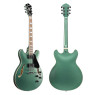 Ibanez AS73-OLM E-Gitarre Olive Metallic, Ansicht: frontal, hinten