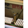 Niederländisches Klavier aus den 70ern, Marke Rippen, gebraucht, Ansicht: Mechanik