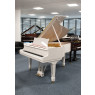 Steinway & Sons Flügel, O-180, weiss Hochglanz, Baujahr 1901, Ansicht: schräg frontal