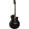 Yamaha APX600 BL Black Westerngitarre mit Tonabnehmer Schwarz
