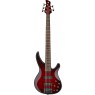 Yamaha E-Bass TRBX 605FM DRB Dark Red Burst elektrische Bassgitarre 5 saiter